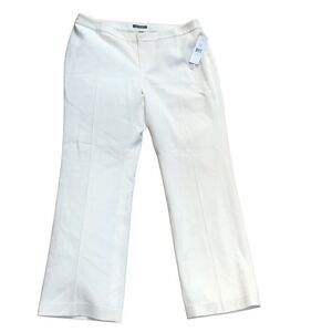 Lauren Ralph Lauren NWT Women's Cream / Ivory Wool Lined Pants Size 16 W 16W